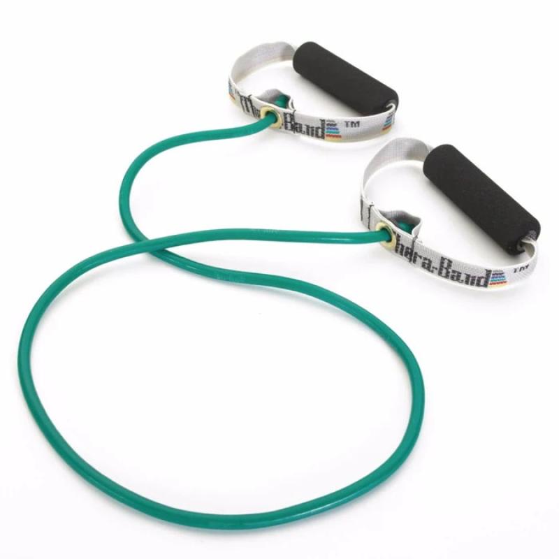 Thera-Band - Body trainer thera-band, tubing soft grips, 1,40m groen